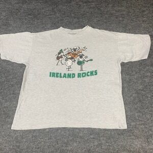 VTG Dolmen T Shirt Mens 2XL Slim Fits XL Ireland Rocks Sheep Funny Y2K Retro